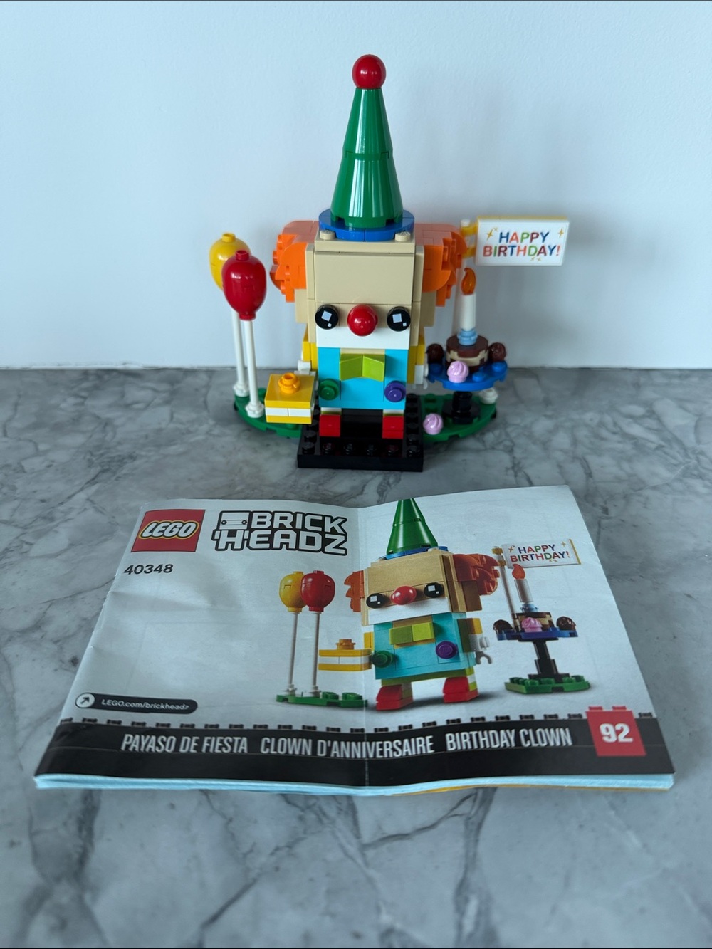 LEGO BrickHeadz Happy Birthday Clown #40348